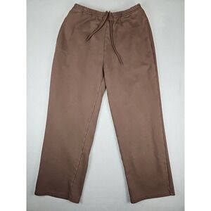 Milkstain Sweatpants Women's Size Small Brown Casual Wide Leg Cozy Lounge